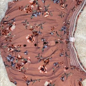 Off the shoulder blouse